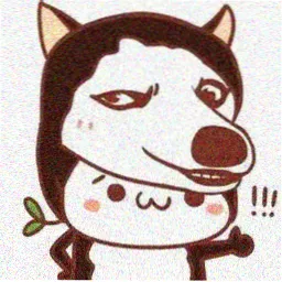 观众头像，铜棕背景的简笔人物